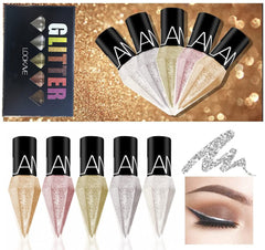 Eye-liner scintillant en diamant en un seul pack