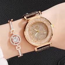 Women Creative Watches Waterproof Watch Quartz Ultra-Thin Minimalist Watch for Women (Gold,One Size)