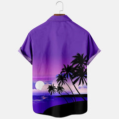 Camisas de bolos hawaianas para hombres 1950 Música retro impresa verano Camiseta de manga corta de verano