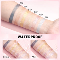 QIBEST Diamond Liquid Lipstick Lip Tint 6 Colors Moisturizing Long-Lasting Makeup Gray Sparkling Waterproof Lip Gloss Cosmetics