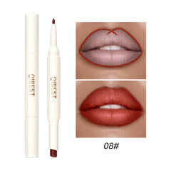 Qibest Rotation Dual Tip Lipstick Lip Line