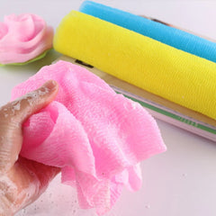 Schönheitshaut Bades Waschhandtuch langes Peeling Peeling Nylon Bades Tuch Handtuch, magischer Duschwaschlappen für Körper