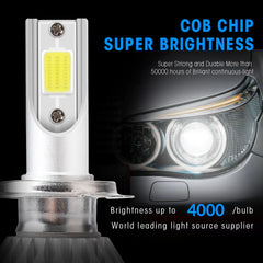 Bulbes de phares de voiture LED en alliage en aluminium