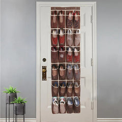 Clothes shelf package locker frame family space organizer home decoration twenty four mouth bag shoes space door-hanging organizer