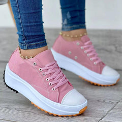 Toile baskets femmes chaussures couple toile chaussure décontractée femmes chaussures sport mâles à lacets plats adultes