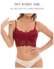 Copertura del reggiseno minimizzatore liscio con il collo a V Nine non padrato con fila sottile a zero sensazione a zero reggiseni Bustier Coppa Full