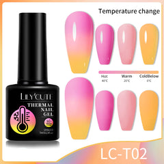 Thermal Gel Nail Polish, Color Changing Effect, Gel Varnishes, Manicure, Long Lasting, Nails Art, UV Gel, Resin, Net weight, 20g, Number of Pieces, One Unit, Quantity, 1 bottle, Gel Polish, Volume, 8 ml