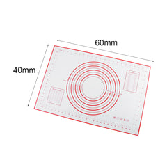 60x40 cm tavolo da forno in silicone tappetini impasti rotolanti e taglio pad pizza pasta per pasticceria per pasticceria