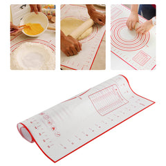 60x40 cm tavolo da forno in silicone tappetini impasti rotolanti e taglio pad pizza pasta per pasticceria per pasticceria