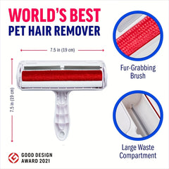 Pet Hair Remover Roller Removing Dog Cat Hair From Furniture Clothes Carpet Self-cleaning Lint Roller Brush Pets Cleaning Tools