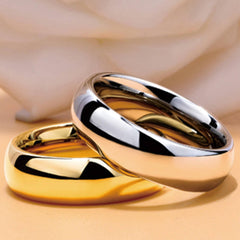 316 Titanium Steel Ring 2mm 4mm 6mm Glossy Ring Titanium Steel Couple Ring Hand Jewelry