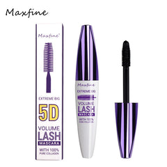 5D Blue Voluminous Lengthening Mascara - 1Pcs Waterproof Smudge-Proof Color Mascara for Eyelashes, Volumizing Curling Defining