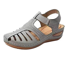 Ddapj Pyju Sandals para mujeres Slip on Comfort Wedge Sandals Hollow Out Breathe Walking Walking Sandal