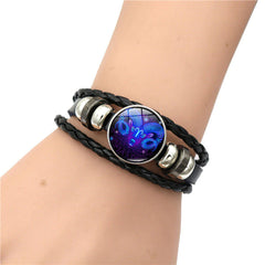 12 Tiempo de constelación Pulsera de piedra preciosa Unisex Regalo de cumpleaños de alumno Trendy Handmaded Baaded Bracelet Personalidad Joyería a mano