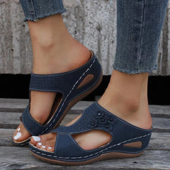 Sandalen für Frauen lässig Sommer Frauen Sandalen ELY SOMMER HOOHL OUT VINTAGE KEITE SANDIL Gladiator Outdoor Schuhe.