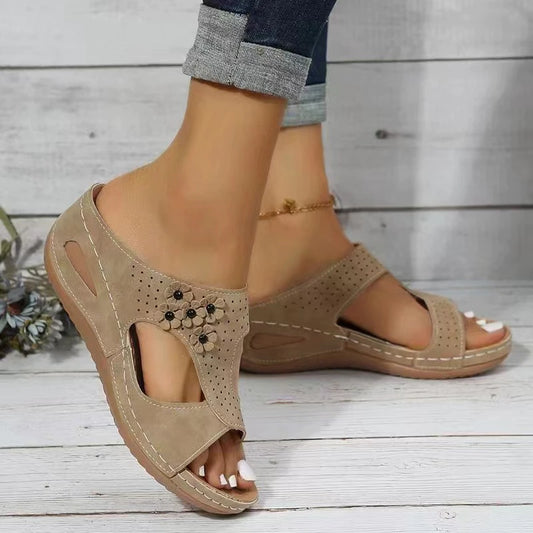 Sandali per donne Casual Summer Domeni sandali eleganti Summer Out Out Vintage Sandal Gladiator Scarpe da esterno.