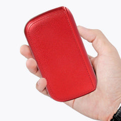 PU Leather Cigarette Case Elegant Compact With Lighter 6 Colors Men Women Coarse Fine Smoke Windproof 20 Hold Cigarette Case