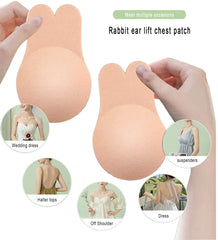 2 Pack Adhesive, Breast Lift Tape Sticky Invisible Lift Strapless Backless Bras for Women