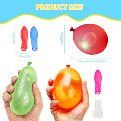 Quick Filling Balloons For Parties, Self Sealing Water Balloons For Outdoor Activities, Happy Water Bombs For Kids, Water Fight Games, Water Park, Pool Beach Party, Summer Party