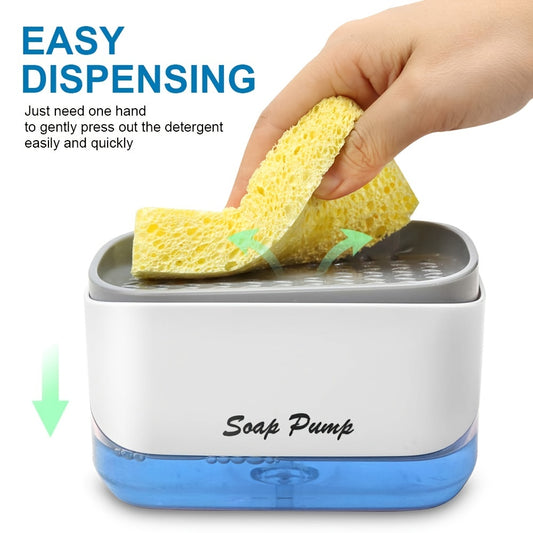 SP press liquid box 350ml kitchen detergent press liquid box cleaning brush automatic soap liquid box