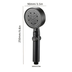 USBINX Life Premium Sprinkler à main, tête de douche à haute pression multifonctionnelle premium avec 5 modes, spectacle réglable à 360 °