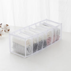 Pants Clothes Storage Artifact Jeans Organizer Wardrobe Drawer Compartment Container Underwear Bra Socks Box Clothes Organizer