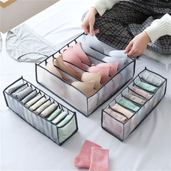 Pants Clothes Storage Artifact Jeans Organizer Wardrobe Drawer Compartment Container Underwear Bra Socks Box Clothes Organizer