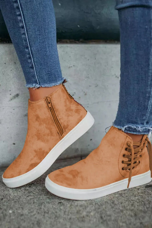 Flat Casual Canvas-Schuhe mit Ausschnitten, Schnürhalter, modische Sportbrettschuhe, Low-Top-Einzelschuhe