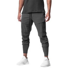 Men's All-condition Elastic Jogger Pant with Zipper Design