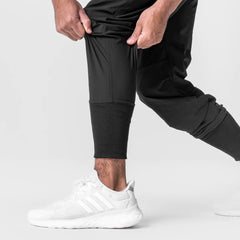 Men's All-condition Elastic Jogger Pant with Zipper Design