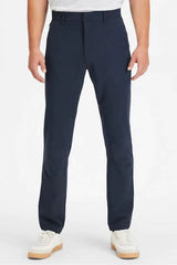 Business Casual Real Zipper Pocket Slim Plus Size Cotton Solid Color Men's Western Pants