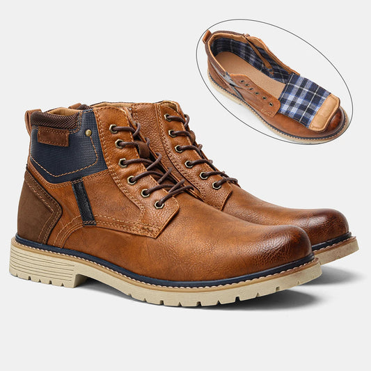 Herren Martin Boots Indie Station Vintage abgenagte Knöchelstiefel