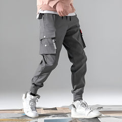 Versatile sports loose-fitting drawstring work pants