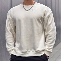 Herren -Plüsch -Cord -Sweatshirt