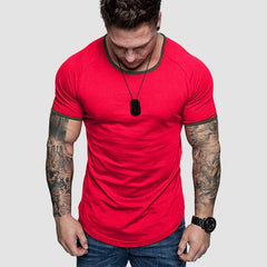 T-shirt en coton en bambou de taille européenne pour hommes