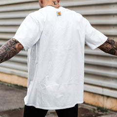 Men's short-sleeved cotton printed T-shirt